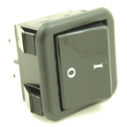 BR212BB double pole single throw DPST on-off rocker switches - photo